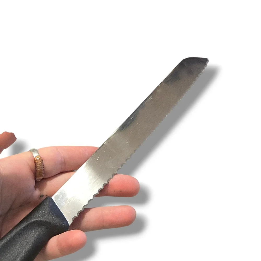 Victorinox Serrated 8 Inch Blade Bread Knife‎ Kitchen Black Swiss Made 6.8633.21